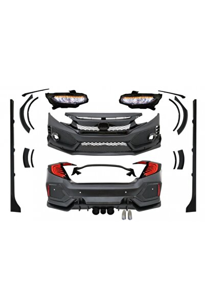 Angels Auto Pachet compatibil cu Honda Civic MK10 (FC/FK) Sedan (2016+) Kit T...
