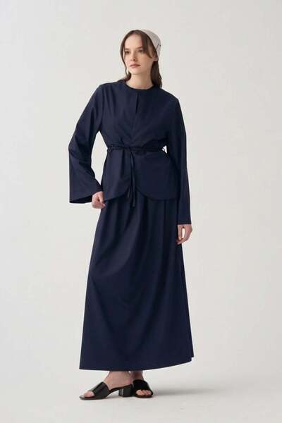 ALLDAY Μπουφάν σε μπλε ναυτικό χρώμα με γιακά Hakim