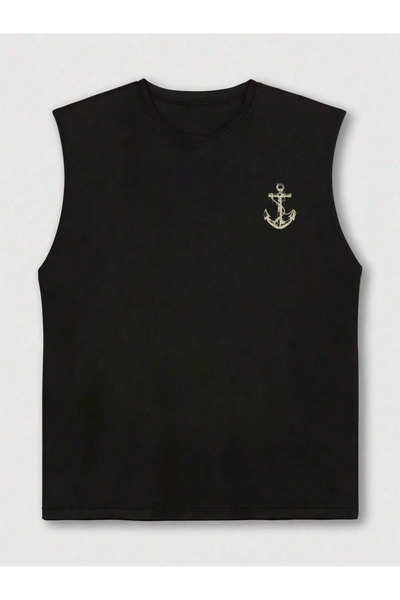 bellanova Printed Sleeveless Tshirt Men's Zero Sleeve Clothing Sportswear Ove...