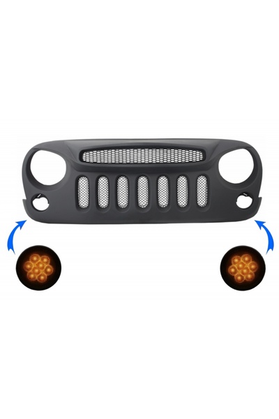Angels Auto Grila Semnalizari LED compatibila cu Jeep Wrangler (2007-up) Angr...