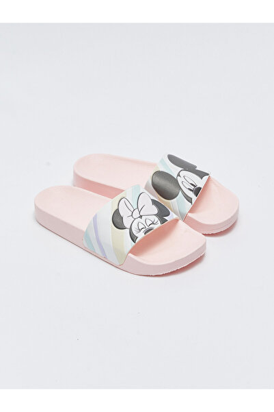 LC Waikiki Лицензирани момичешки чехли Мини Маус с една каишка