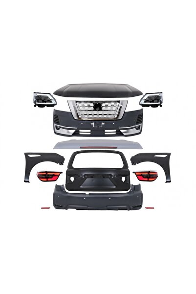 Angels Auto Pachet Exterior compatibil cu Nissan Patrol Y62 (2015-2019) Conve...