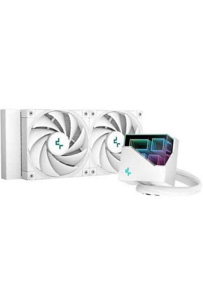 Deep Cool DeepCool LT520 ARGB 240mm AM5/1851P Beyaz İşlemci Sıvı Soğutucu