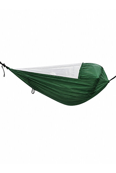Home Tu Yeşil - Haki Cibinlikli Gölgelikli Hamak Piknik ve Kamp 240 x 140 cm
