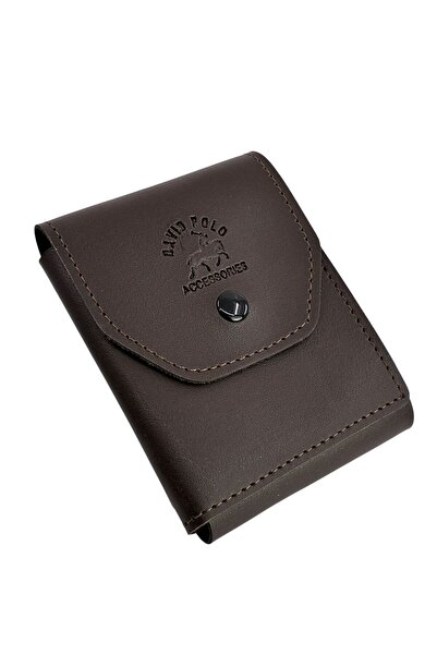 Çanta Sepetim Genuine Leather Convenient Unisex Card Holder Wallet with Plent...