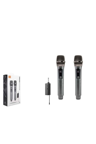 HADRON HDX2791B Beyaz Kablosuz (WIRELESS) 2Lİ Mikrofon