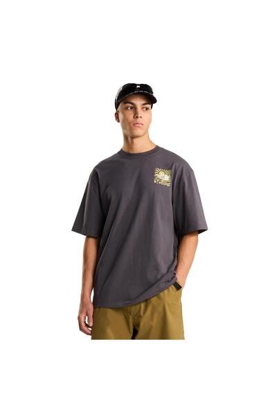 THE NORTH FACE F0A8GA0RHI1-R M Sun Oversıze Short Sleeve Tee-Graphıc Erkek T-...