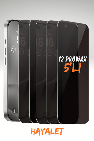 PSGT Iphone 12promax 6.7 Uyumlu Tam Kaplayan Hayalet Seramik Ekran Koruyucu K...