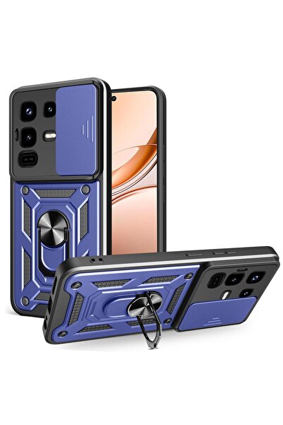 Teleplus İnfinix Note 50 Pro Plus Kılıf Magnetik Standlı Kamera Korumalı Slid...