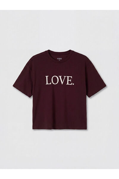 LC Waikiki Xsidebordo Crew Neck Printed Women's T-Shirt