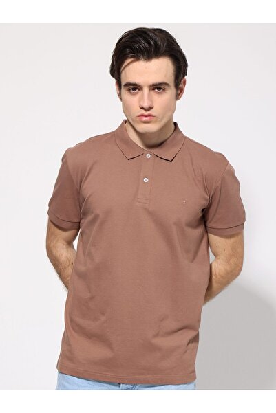 Tresor Μπλουζάκι με διακριτικό κέντημα 207070 Σοκολάτα