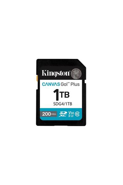 Kingston Sdg4-1Tb 1Tb Sdxc Canvas Go Plus Gen4 200Mb-S C10 Uhs-I U3 V30 Memor...