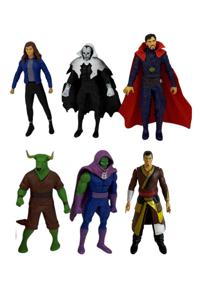 UDATOYS Dr Strange Spayre Rintrah Sleepwalker Ve Ekibi Oyuncak Figür Seti 6lı...
