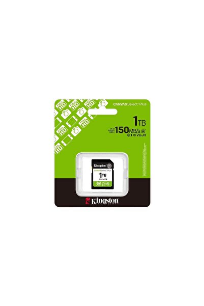 Kingston Sds3-1Tb 1Tb Sdxc Canvas Select Plus Gen3 150Mb-S C10 Uhs-I U3 V30 M...