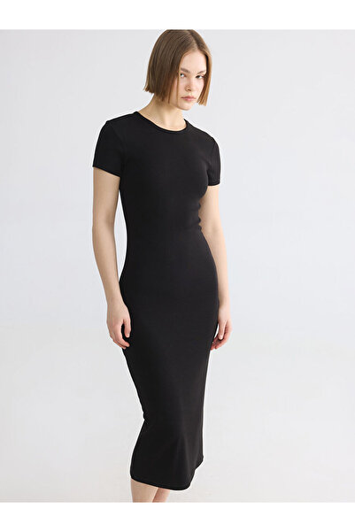 LC Waikiki Rmz Gi̇yi̇m Farkiyla Zero Roba Collar Bodycon Dress
