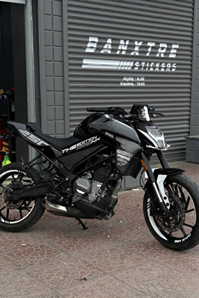 Banxtre CFMOTO NK250 için 28 Parça Komple Sticker Seti (Sağ ve Sol)