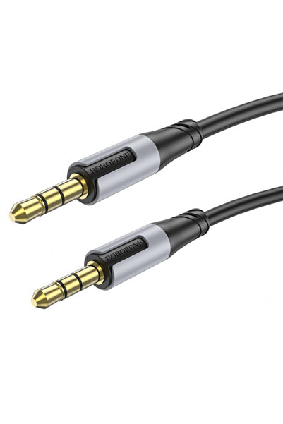 Borofone Cablu Audio 3.5mm - 3.5mm BL19 Creator, 1m, Negru