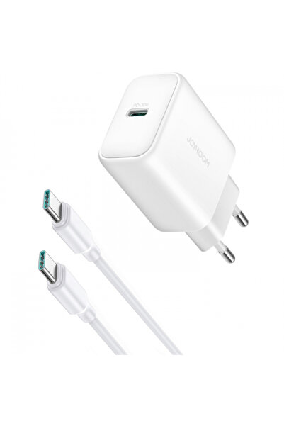 Joyroom Incarcator Retea Cu Cablu USB-C JR-TCF24, 30W, 3A, 1 x USB-C, Alb