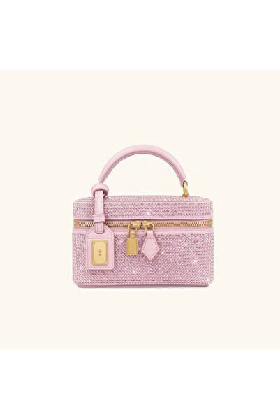 FA.accessories حقيبة كتف نسائية مربعة بملمس جلد تمساح فاخر – تصميم أنيق (لايو...