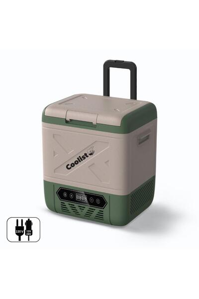 Coolist CLK18W 12/24Volt/ 220Volt 18 Litre Kompresörlü Tekerlekli Outdoor Oto...