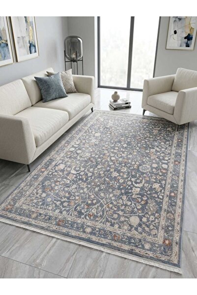 NOVA HALI Vintage Bambu tarz 4 m2 - 6 m2 Salon halısı Antialerjik dokuma otur...
