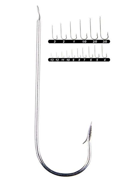 YOUVELLA 1304 Çapari İğnesi Düz 1000li Paket Galvaniz Standart - 7