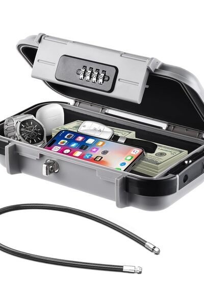 Dotail Φορητό Χρηματοκιβώτιο Hurinan, με μηχανική κλειδαριά συνδυασμού 4 ψηφί...