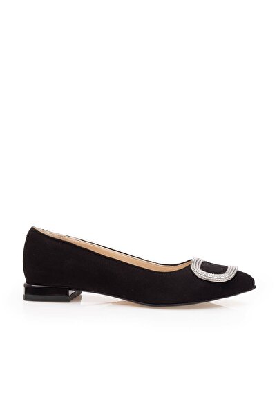 UrbanShoes Pantofi eleganți damă din piele naturală - 21170 Negru Velur