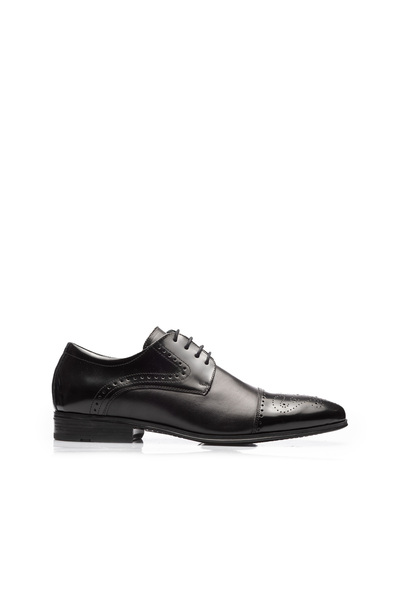 UrbanShoes Pantofi barbati eleganti din piele naturala Leofex-529 Negru Box F...