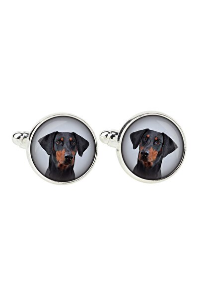 Art - Dog Dobermann, Doberman Pinscher - cufflinks, a shirt accessory, a shir...