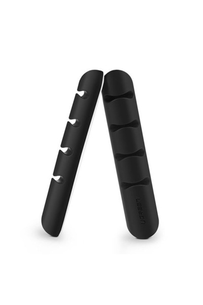 Ugreen (Pachet de 2) Organizator de cabluri LP114 (30762) - 4 sloturi - Negru