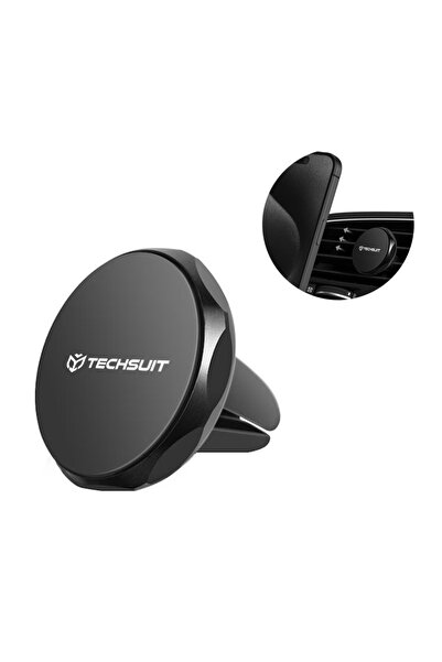 Techsuit Suport auto TinyGrip (S9) - pentru grila de ventilație, cu placă met...