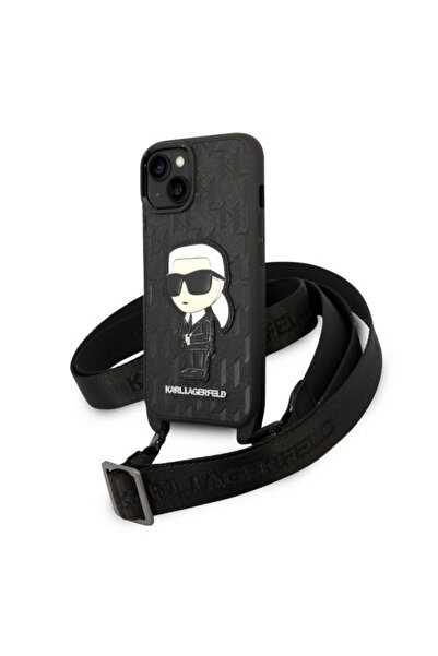Stef's Cat Θήκη για Apple iPhone 14 Plus, Καρλ Λάγκερφελντ, Μονόγραμμα Εμβλημ...