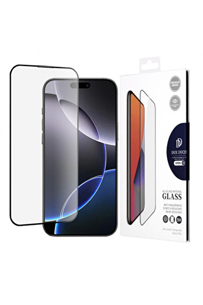 Dux Ducis Screen Protector for Apple iPhone 16 Pro Max, Tempered Glass, Edge ...