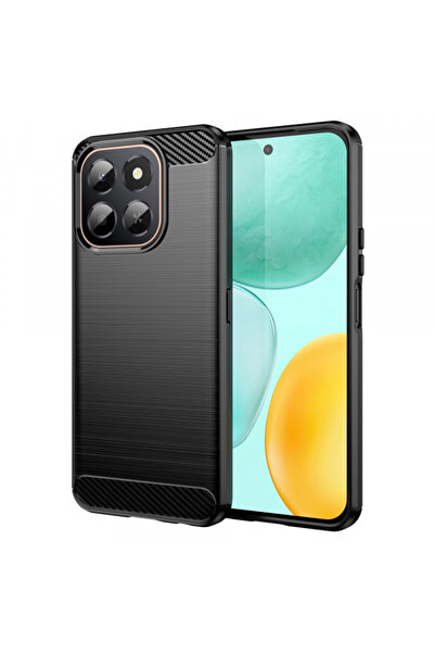 Techsuit Case for Honor X6c, Techsuit, Carbon, Black