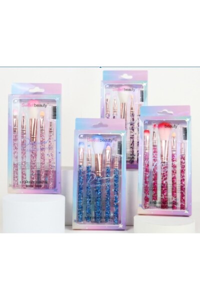 SOHO Makeup brushes, set of 5, multicolor,