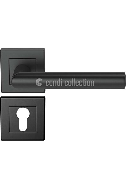 Condi Collection مقبض باب من الفولاذ المقاوم للصدأ باللون الأسود من 101K Stat...