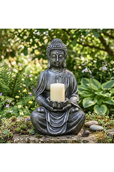 Zâna Casei Figurină decorativă Buddha 23x21x38.5cm
