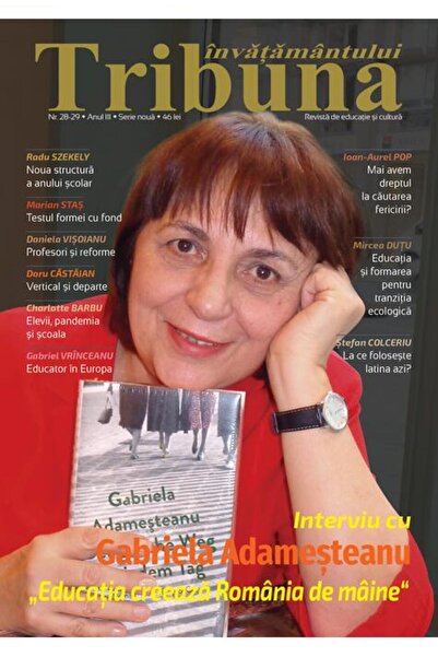 Editura Art Tribuna Învățământului. Revista de educație și cultură Nr. 28-29/...