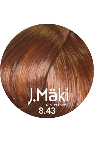 J.Mäki professional J.Maki Professional vopsea de păr 8.43 light golden coppe...