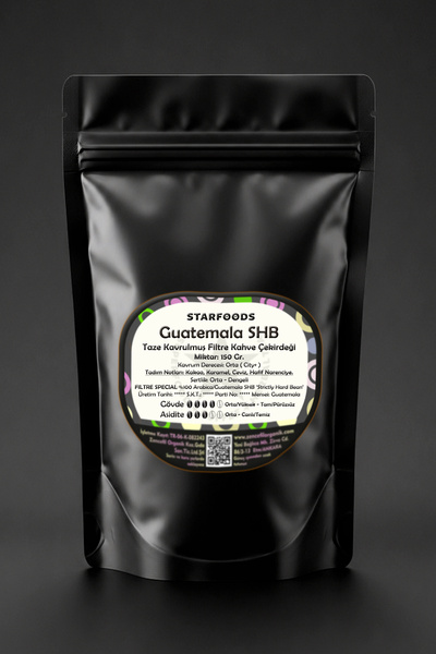 STARFOODS Guatemala Sbh Qualified Core Coffee 150 Gr. Freshly Roasted Guatema...