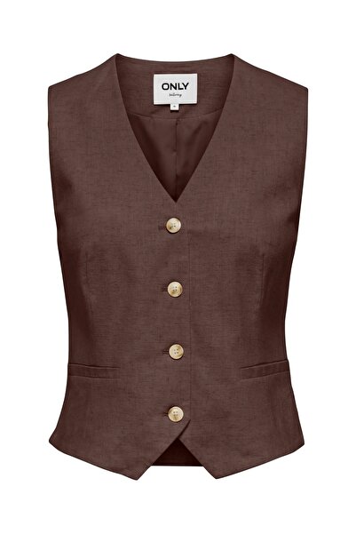 ONLY 15374221 ONLSIESTA S/L LINEN BL VEST TLR