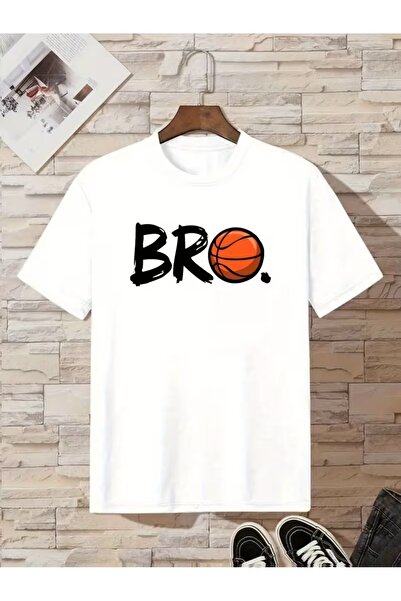 AEMİ Μπλουζάκι Unisex με στάμπα Bro Oversize