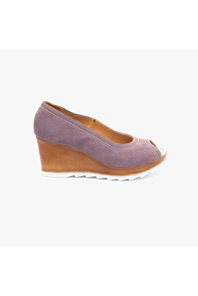 UrbanShoes Pantofi dama casual cu platforma din piela naturala - 531-1 mov