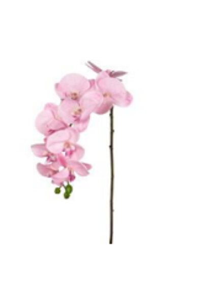 Savita Home Yapay Çiçek Orkide Gerçek Dokulu Pembe 95 Cm.