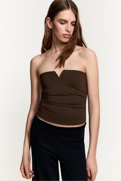 LEFTIES Pencere detaylı bandeau top