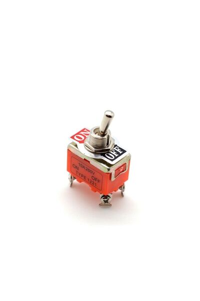 Stef's Cat Intrerupator Basculant Dublu On-Off Metal 220V-15A,