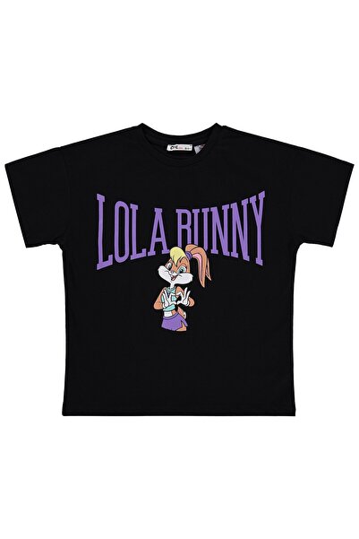 LOLA BUNNY 10-13 Years Old T-Shirt - Black
