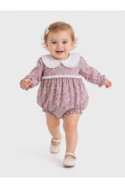 OUTLET Isis Baby Girl Floral Jumpsuit100% Cotton