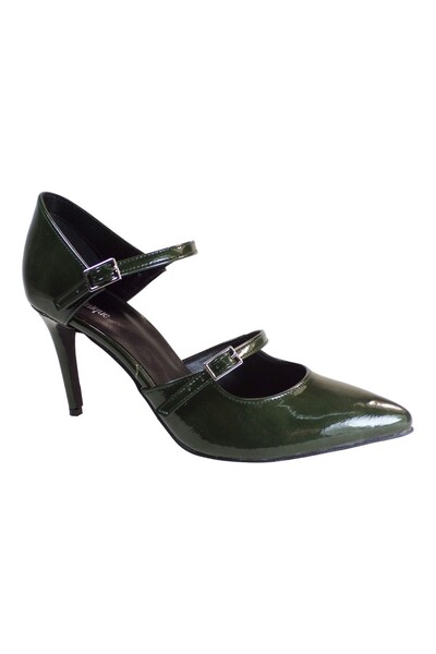 Dominique Shoes Γυναικεία Παπούτσια Γόβες 81351 Πράσινο Λουστρίνι